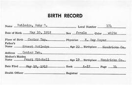 BIRTH RECORDS  1